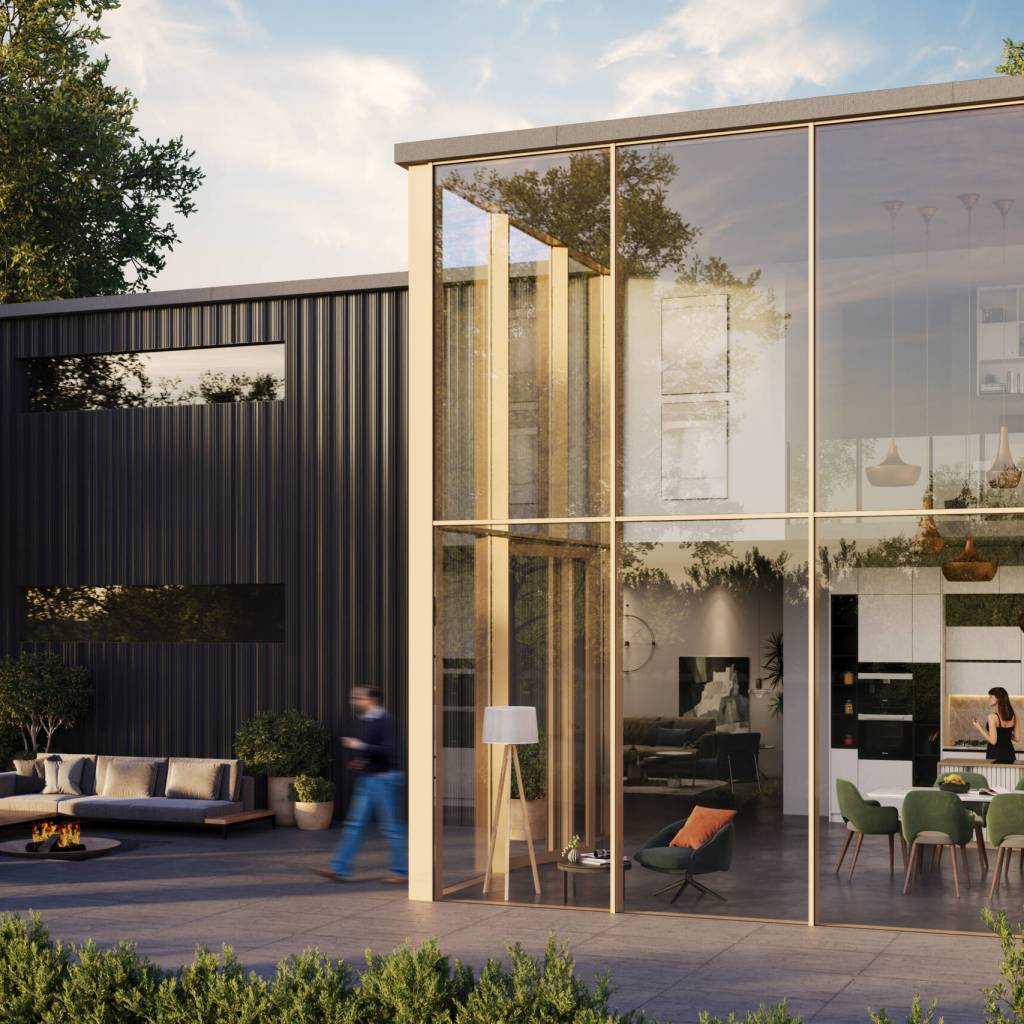 Architectural render - SlimWall 35 - Residential